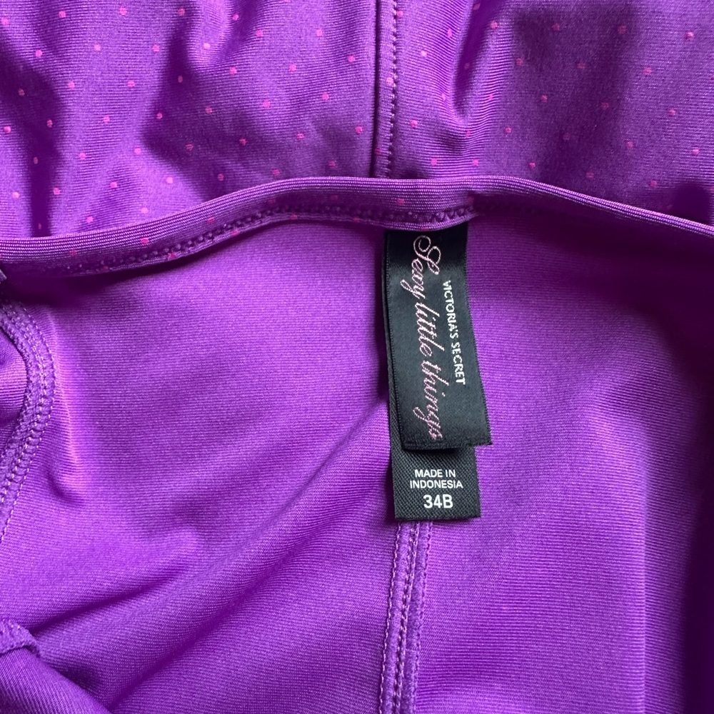 Victoria's Secret Purple Chemise with Adjustable Straps - Picture 3 of 8